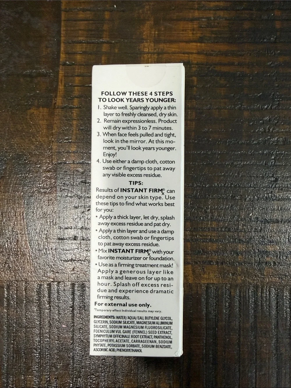 Peter Thomas Roth instant firm face tightener
